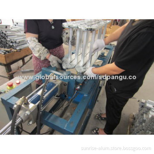 Aluminum profiles for window and door, spraying green profile, 6063-T5